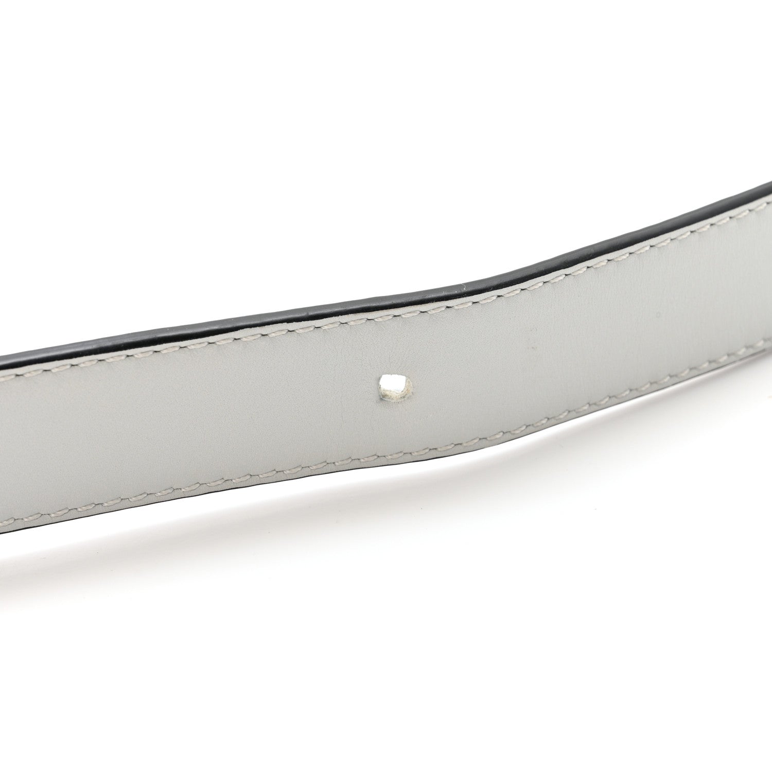 Calfskin Mini Gate Belt Bag Kaolin