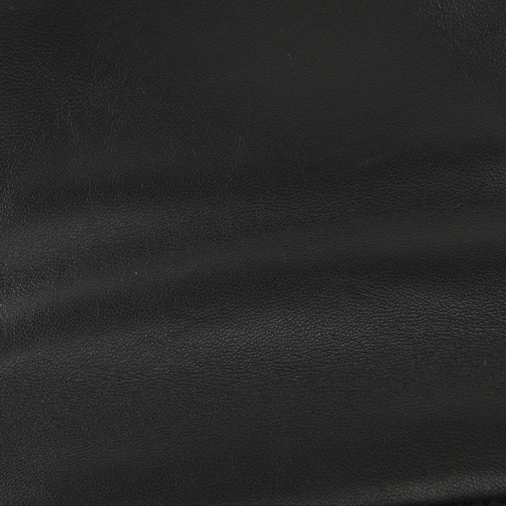 Shiny Nappa Lambskin Mini Goya Puffer Bag Black